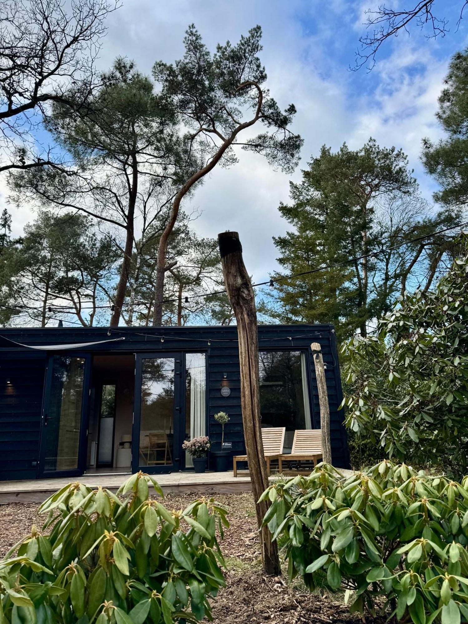 Luxe Tiny House Stec Midden Op De Veluwe In Nunspeet Exterior foto