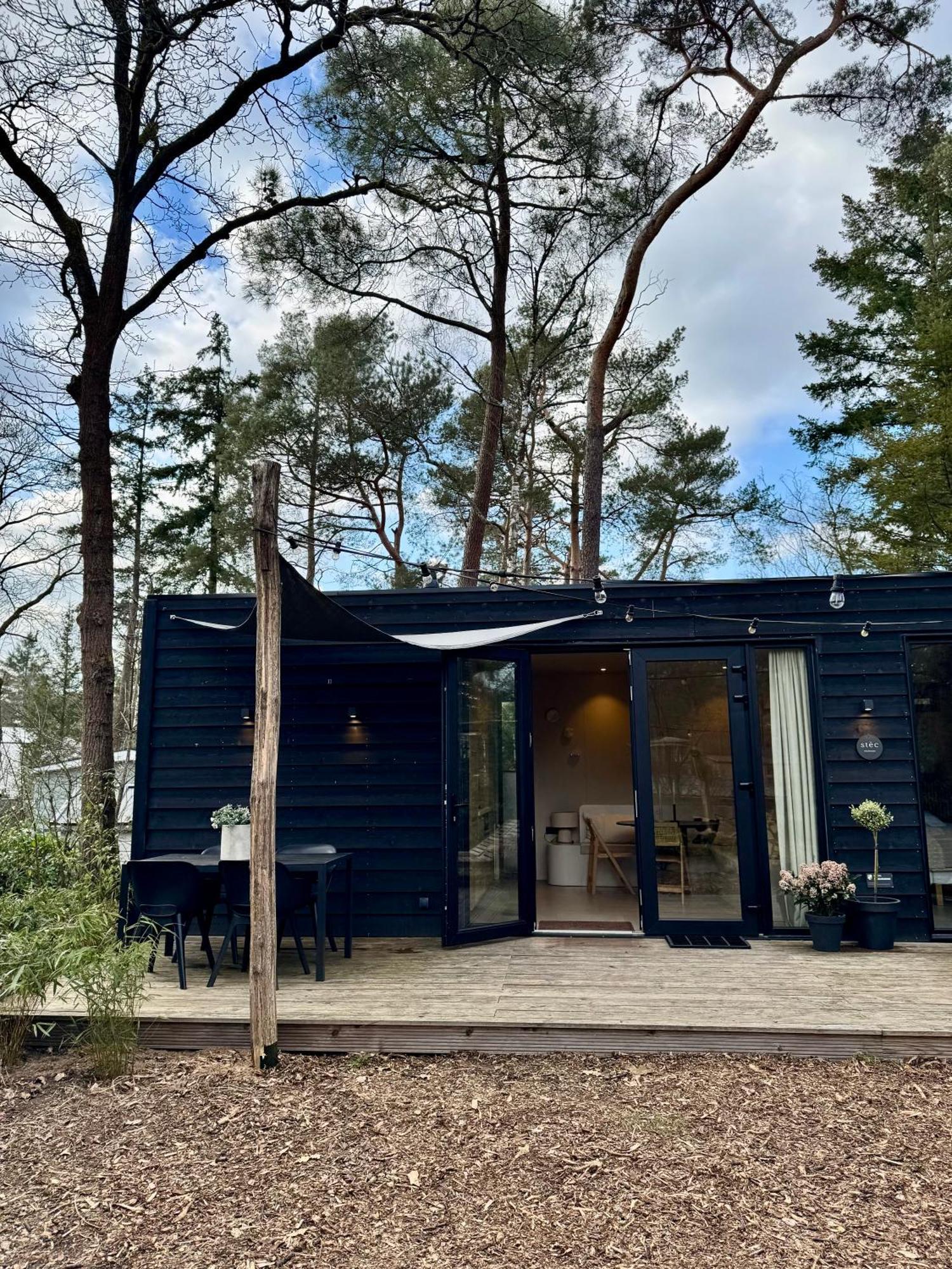 Luxe Tiny House Stec Midden Op De Veluwe In Nunspeet Exterior foto